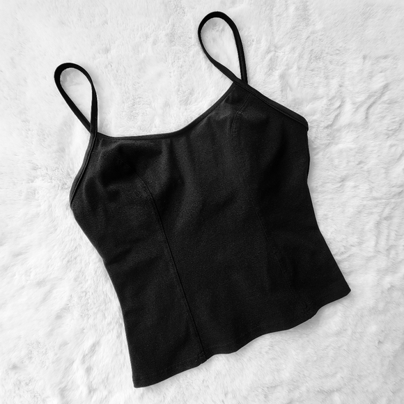 BALTEX ♡ Gorgeous Black 2pc Tankini Top 'n Pleated Fanned Out Skirtini Bottoms 8 - Picture 12 of 16